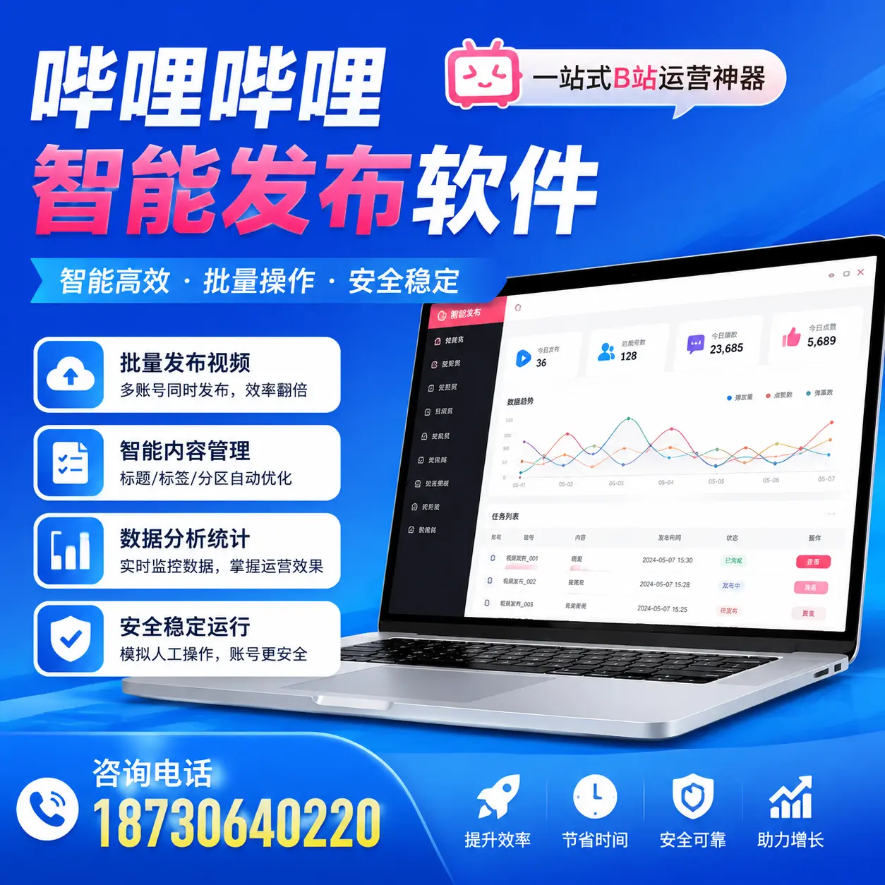 如何通过哔哩哔哩智能发布软件提升 龙岩 企业曝光率